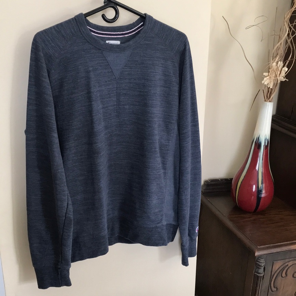 Champion men’s crewneck gray sweatshirt size large